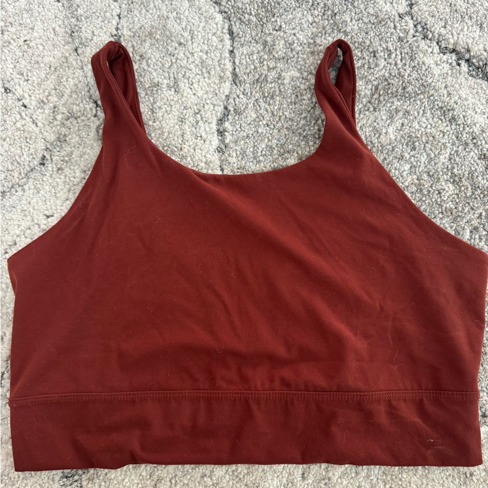 Nike Rust Red Yoga Tank Top